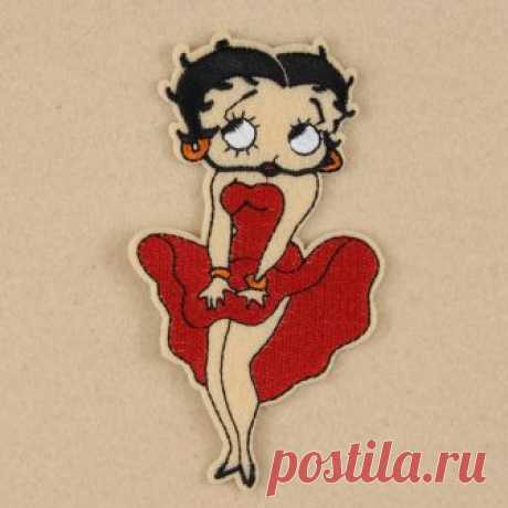 Wholesale Betty Boop Embroidery Iron on Patches design
