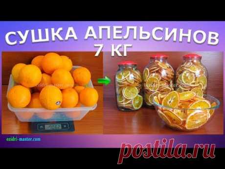 Сушка апельсинов – 7 кг