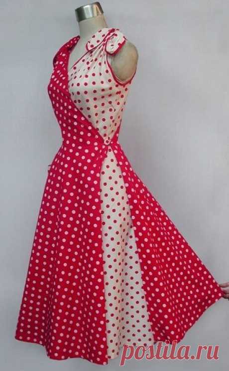 Платье-трансформер 50-х годов - мода возвращается! | Тысяча и одна идея