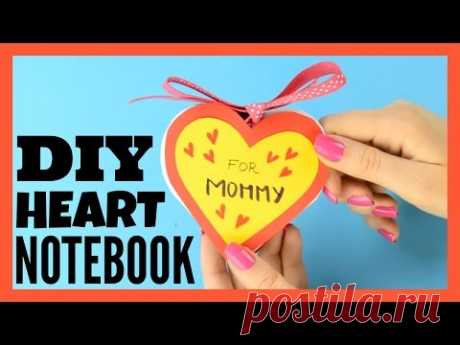 DIY Heart Notebook – Mother’s Day card or kid made gift idea