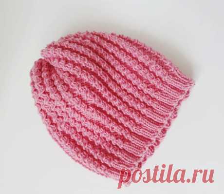 Идея вязаной шапки спицами. Вяжем из турецкого мериноса | Тепло о вязании Пульс Mail.ru Просто и красиво — так, как вы любите.