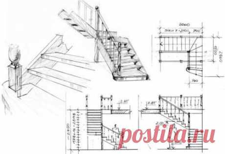 Как сделать лестницу в доме: проектирование, размеры, технология строительства