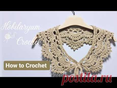 Böyle Kolay Bu kadar mı Güzel Olur ⁉️Örgü Yaka Modeli - Full Collar Crochet- New Trend