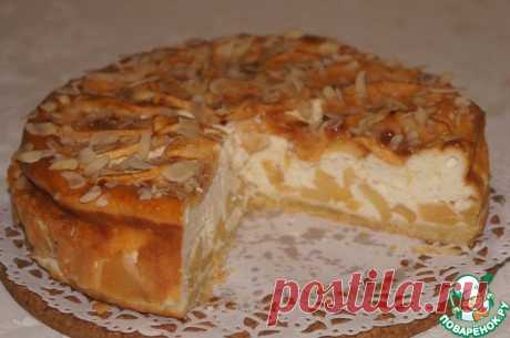 Яблочный пирог с творожным суфле - кулинарный рецепт