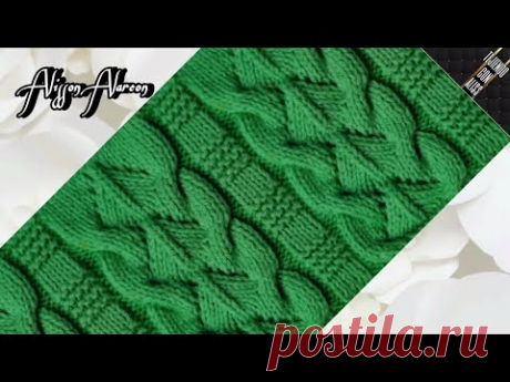 #443 - TEJIDO A DOS AGUJAS / knitting patterns / Alisson . A