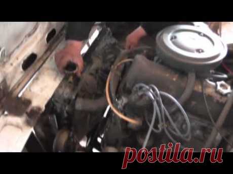 Ремонт #17 системы охлаждения ВАЗ Классики 2105, лопнула горловина на радиаторе, припайка новой - YouTube