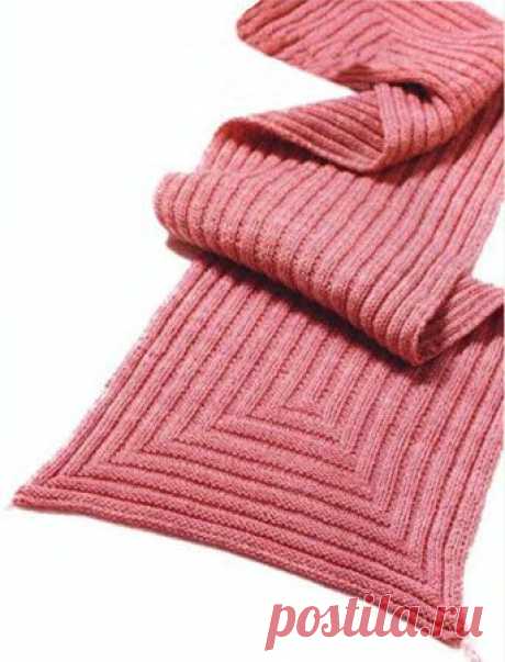 Вязание спицами шарф мужской схемы