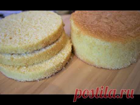 БИСКВИТ ЖЕНУАЗ ( Генуэзский бисквит) * Genoise Sponge Cake