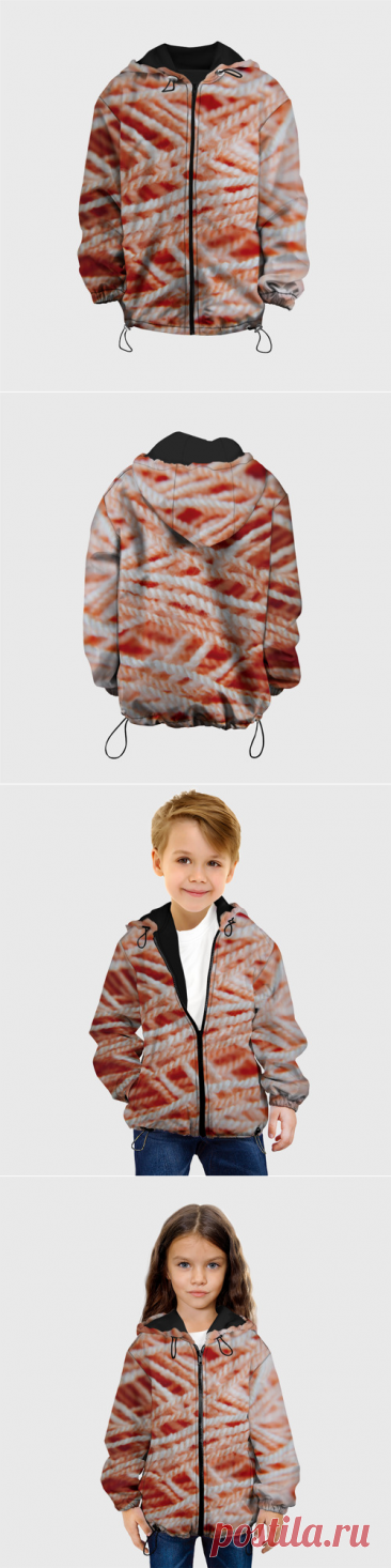Детская куртка 3D Нити - макро фото - купить по цене 4890 руб в интернет-магазине Всемайки, арт 3652185