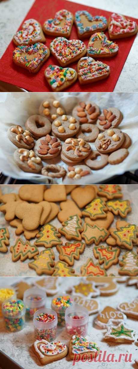 Новогоднее настроение - имбирное печенье