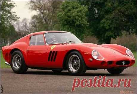 20 самых красивых автомобилей за все время: Ferrari 250 GTO (всего построено было 36 экз.)