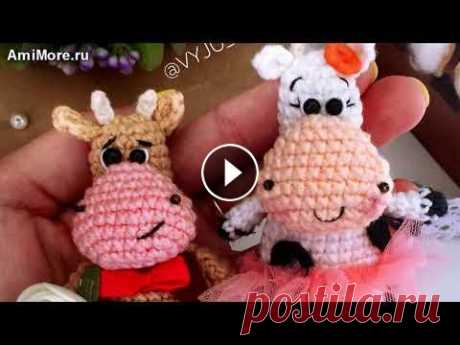 Амигуруми: схема Бычок и Коровка. Игрушки вязаные крючком - Free crochet patterns. Амигуруми: схема Бычок и Коровка. Игрушки вязаные крючком - Free crochet patterns....