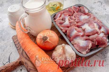 Куриные желудки в сливках на сковороде — рецепт с фото пошагово