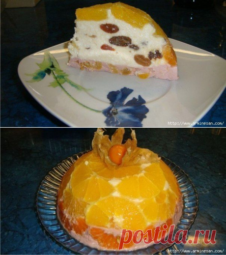 Творожный торт (175 ккал/100 гр).