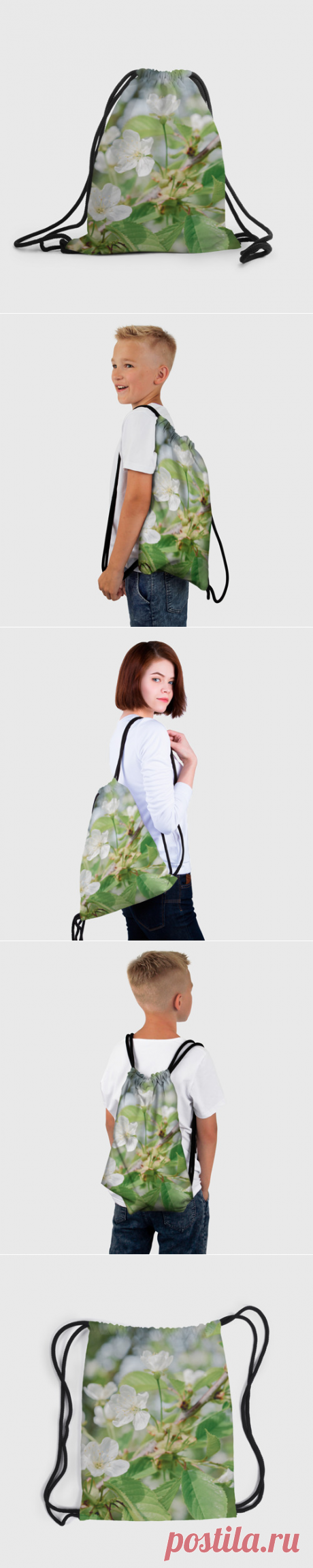 Рюкзак-мешок 3D Цветущая ветка вишни, фото - купить по цене 1120 руб в интернет-магазине Всемайки, арт 3652995