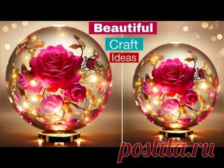 Home Decorating Ideas | DIY Room Decor | Plastic Bottle Craft Ideas | Gift Ideas | Lamp 💡😀