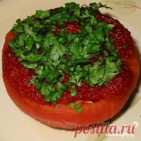 Помидор, фаршированный тунцом - пошаговый рецепт с фото на Повар.ру