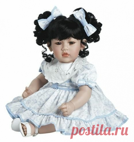 2012 Adora Dolls - Black Hair - Little Lady in Blue - 21035