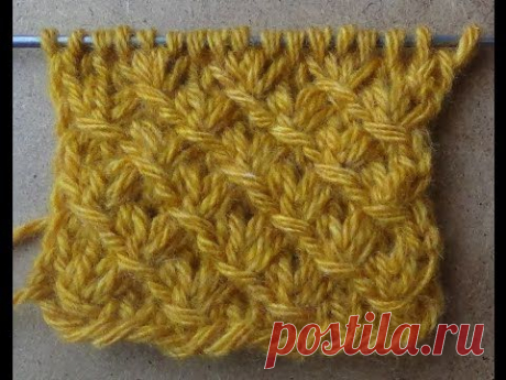 Узор №2  ЗВЕЗДОЧКИ. Knitting pattern