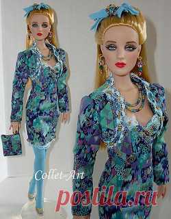 2013 Tonner Antoinette Cami Jon Body Style OOAK Fashion "It's Holiday Party Time" Collet-Art | Flickr - Photo Sharing!