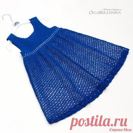 Платье крючком Melina - Вязание для детей - Страна Мам