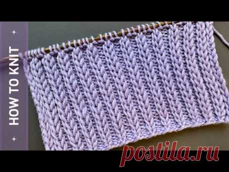 💜Волшебное Вязание: Пленяющая Фактурная Эластичная Резинка💜Enchanting Knitted Textured Band