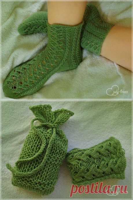 ru_knitting: Носочки... Лесная сказка...