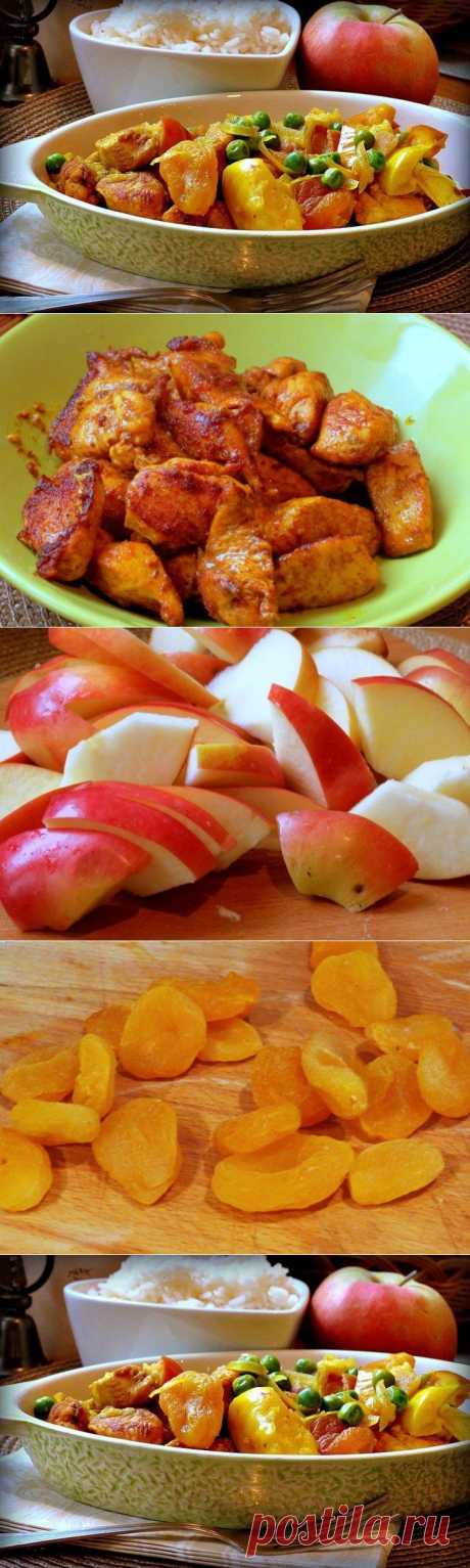 Как приготовить куриное карри с яблоками - рецепт, ингридиенты и фотографии