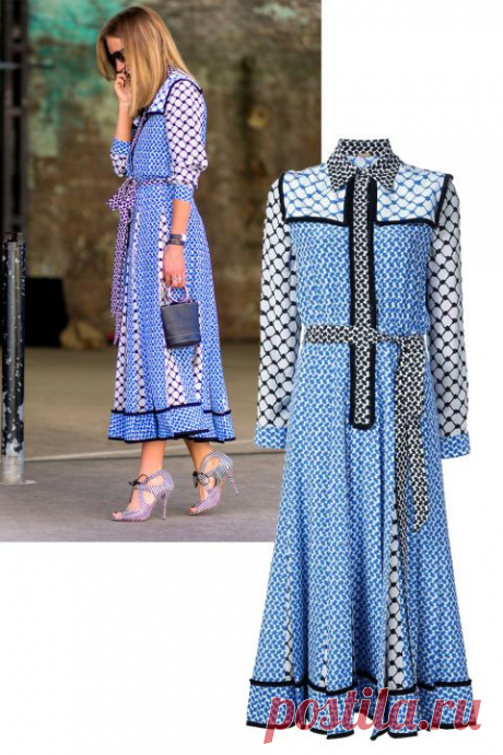 Фотографии от пользователя Christian Vierig на Getty Images
 · · · Shop the best street style outfits spotted at Australia Fashion Week: a blue printed midi dress