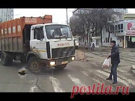 Подборка Выжить на пешеходном переходе 2 | Video.Zabarankoi.ru