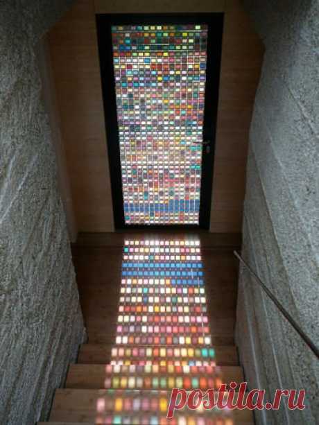 2 | A DIY Pantone Stained Glass Door Anyone Can Make | Co.Design | business + design