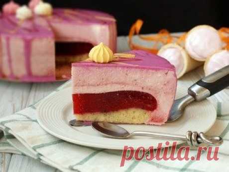Муссовый клубничный торт - простой и вкусный рецепт с пошаговыми фото