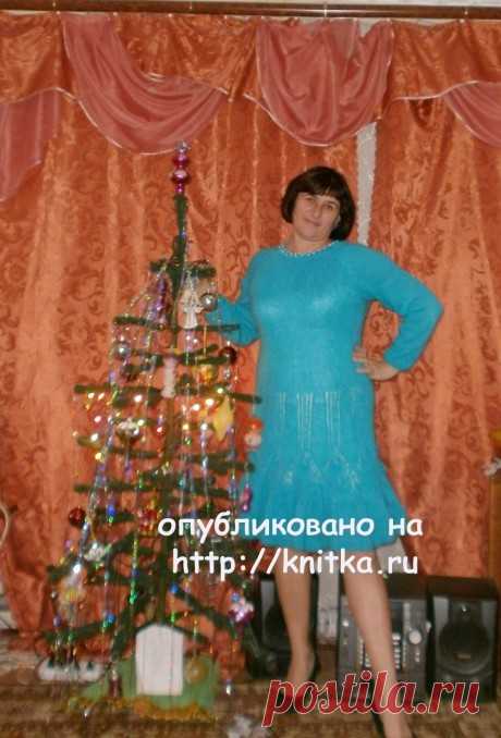 Платье Голубая дымка. Работа Наталии Гуторовой, Вязание для женщин