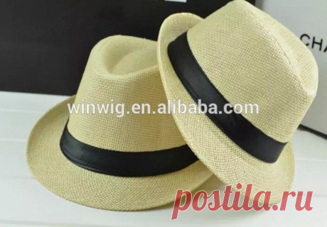 Горячая распродажа 2015 мода Tribly основные соломы бумаги фетровую шляпу-Другие шляпы и шапки-ID продукта:60228786079-russian.alibaba.com