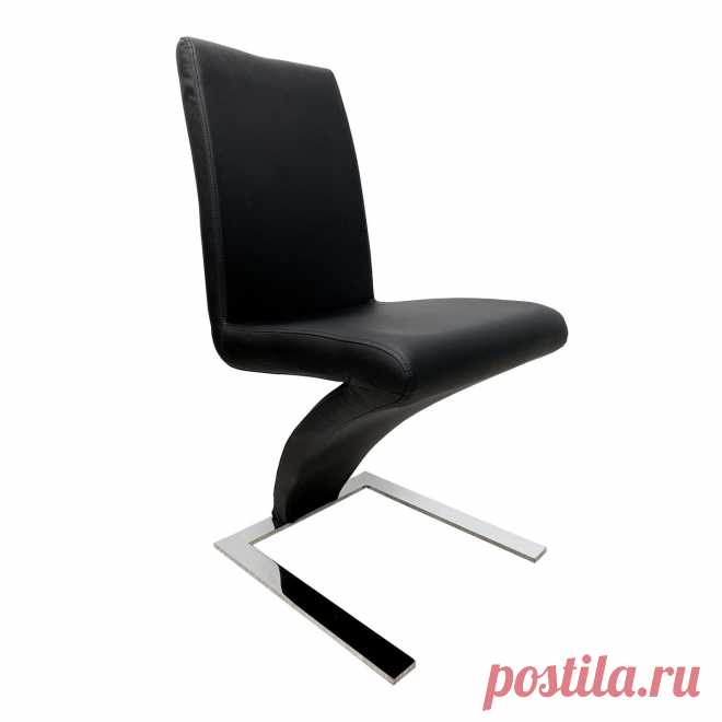Modern Black Dining Chair Shop beautiful soft PU leather upholsters the chair which has a gently curved back for a comfortable seating experience at Galeria Home Store. Far from tradition in looks, the PU Leather Z Shaped Dining Chairs feature a dazzling and modern in design. The Z dining chair offers something different. The Z dining chair is supported by a chrome finished base to match the table’s legs. These dining chairs can support up to 100kg of weight. MEAS 17″x24″x...