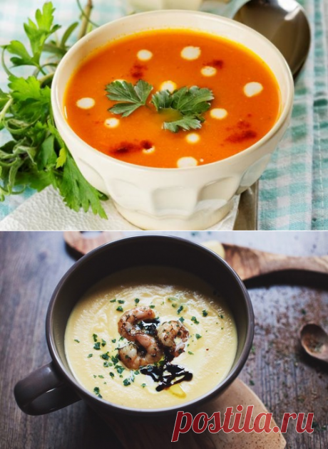 Для тех, кто любит кремовые супы! Топ-5 безумно вкусных и диетических супов-пюре