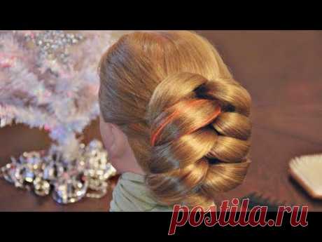 Широкая псевдокоса | Авторские причёски | Лена Роговая | Hairstyles by REM | Copyright ©