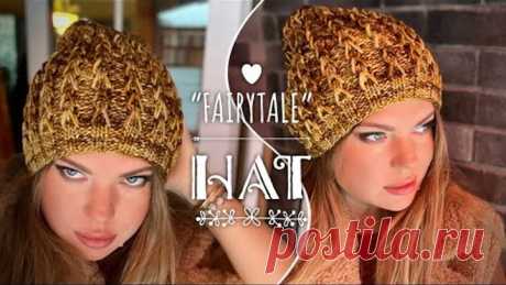 Это ХИТ! 🍁❄️✨ СУПЕР ТЕПЛАЯ КРАСИВЕЙШАЯ ШАПКА: МАСТЕР-КЛАСС! 🎁 Beautiful hat knitting