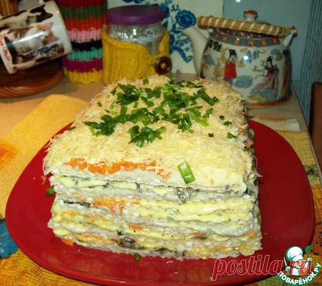 Селедочный торт