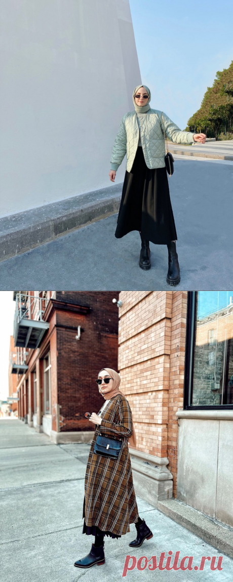 Stylish Ways To Wear Winter Boots For Hijab Outfit This Year - Hijab-style.com