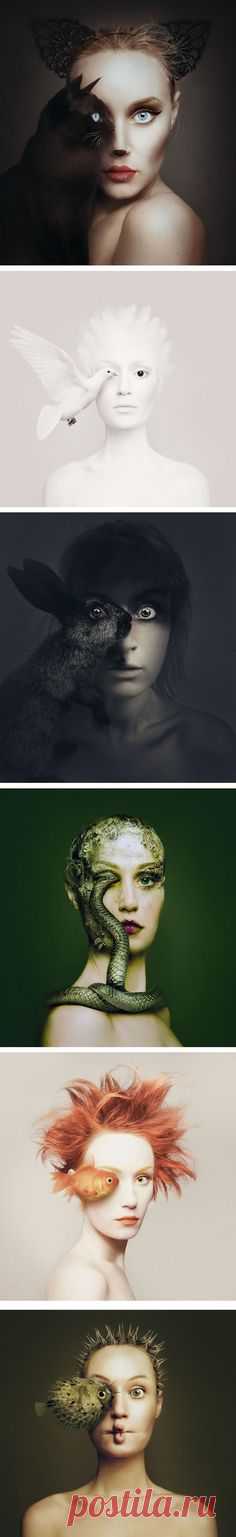 Artist Becomes One With Animals By Replacing Her Eye With…