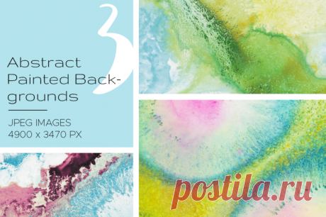 Abstract Painted Backgrounds Freebie | free graphics | UIHere