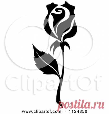 Black And White Rose Flower 12 Posters, Art Prints by Seamartini Graphics - Interior Wall Decor #1124850