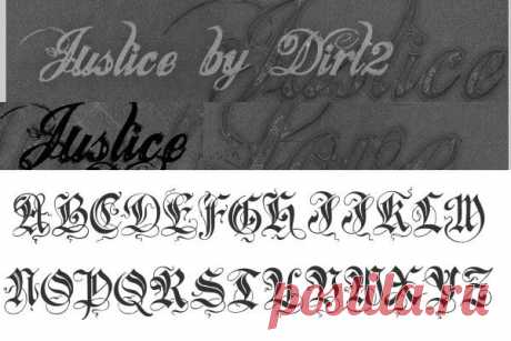 25 Awesomely Cool Tattoo Fonts
шрифт для тату