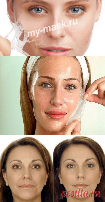 Желатиновая маска для лица, невероятный эффект: фото до и после | Маски для  лица и тела в домашних условиях | Постила