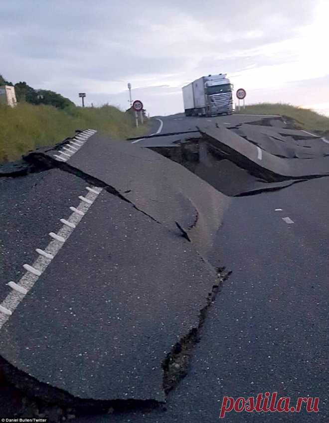Фотохроника землетрясения в Новой Зеландии | Чёрт побери