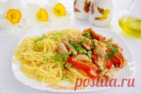Спагетти «Примавера» - пошаговый рецепт с фото на Повар.ру