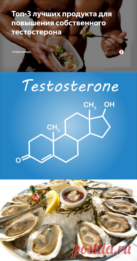 Топ-3 лучших продукта для повышения собственного тестостерона | fitnechannel | Яндекс Дзен