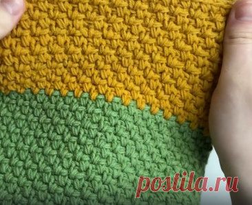 Плед крючком. Подробный мастер-класс узора для пледа. Crochet pattern plaid.
