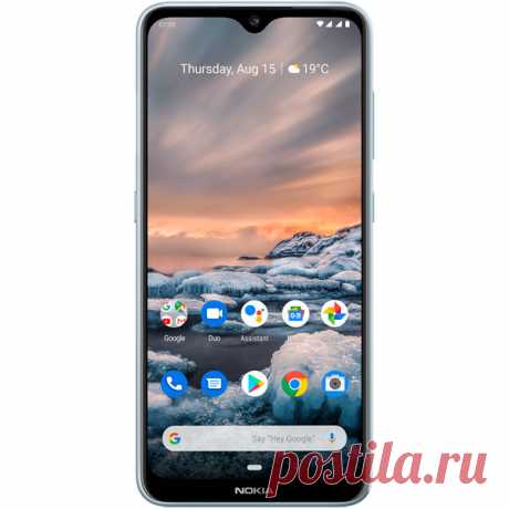 Смартфон Nokia 7.2 Ice (TA-1196) Nokia 7.2 – стильный смартфон с корпусом из закалённого стекла и алюминия. Его 6,3-дюймовый дисплей с разрешением 2280х1080 пикселей занимает практически всю лицевую поверхность и воспроизводит яркое, реалистичное изображение. Технология PureDisplay преобразует видеоролики в формат HDR в процессе просмотра, чтобы сделать картинку более чёткой.БОЛЬШИЕ ВОЗМОЖНОСТИ ДЛЯ ФОТОТВОРЧЕСТВАЭта модель оборудована тройной камерой. 48-мегапи...